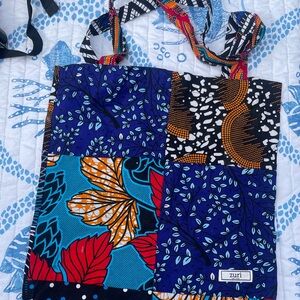 Zuri Vibrant Patchwork Tote Bag